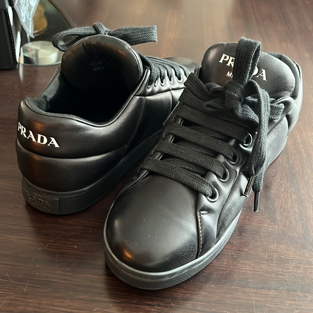 PRADA Nappa Soft leather sneakers - Picture 10 of 14